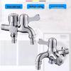 Dual-Outlet Washing Machine Faucet