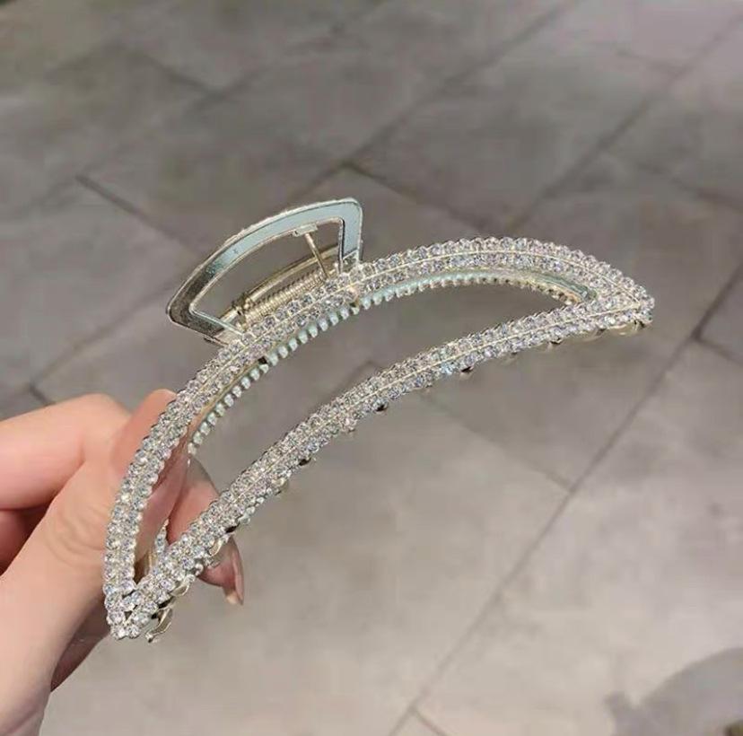 High-End Large Metal Claw Hair Clip for Women - Elegant Updo Accessory