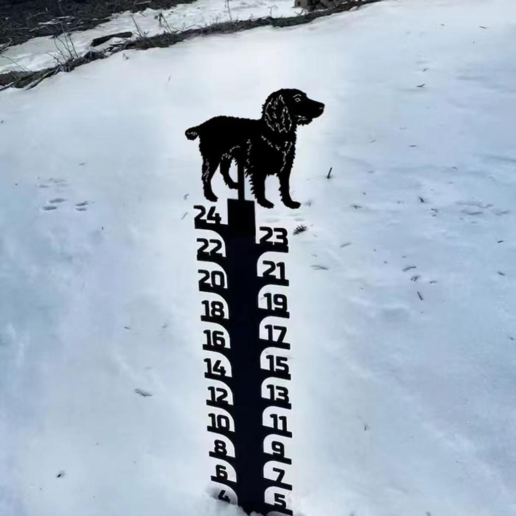 Sanat Kar Ölçer Kardan Adam Ölçer Bahçe Kar Ölçme Çubuğu