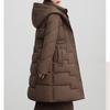 Fall and Winter Women's Loose Long Jacket with Hoodie Lady Coat