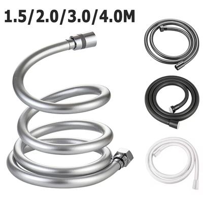 1,5/2/3M Silber Schwarz Grau Weiß PVC Duschschlauch Universal Flexibel Knickfest Explosionsgeschützt Wasserschlauch Badezimmer Duschrohr