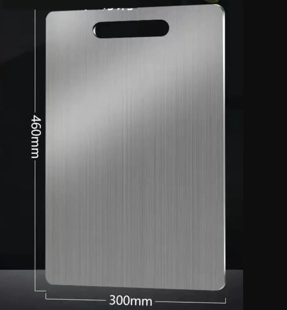 304 stainless steel cutting board double-sided food grade cutting board for kitchen thickened household Antibacterial