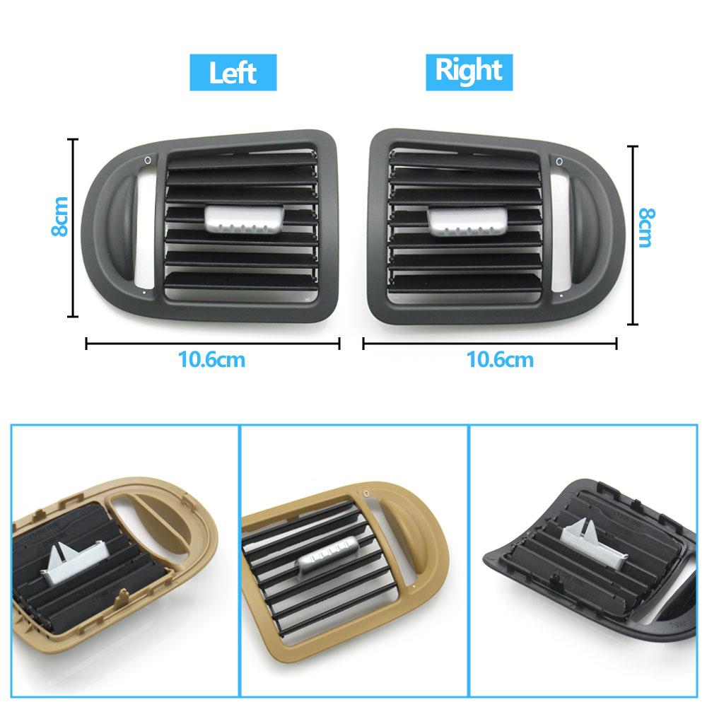 LHD RHD Car Front Dashboard Left Right Center Air Vent Grille AC Vent Oulet Cover Panel For Porsche Cayenne 955 9PA 2003-2009
