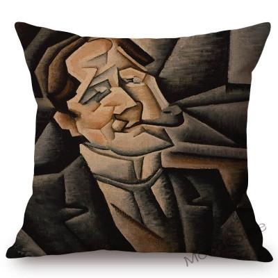 Spanish Abstract Cubism Artist Juan Gris Innovative Modern Art Home Decoration Sofa Pillow Case Cotton Linen Nordic Cushion Case
