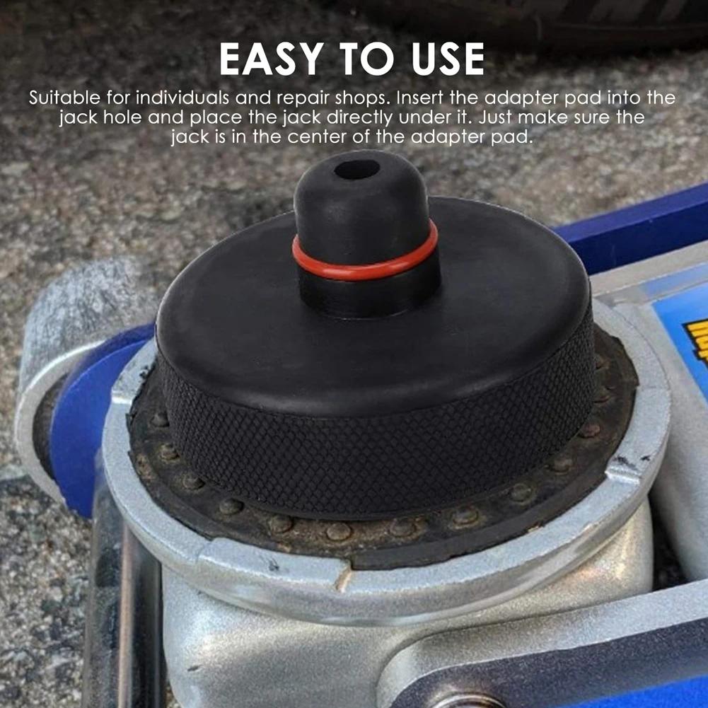 1/4Pcs Car Rubber Jack Pad Adapter for Tesla Model Y/3 – Chassis Stand Pucks with Storage Bag (Car Accessory)
