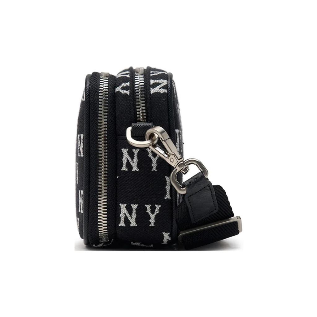 New MLB Cotton And Polyester Blend One Shoulder Handbag Crossbody Bag Regular Unisex Black 3ACRS014N-50BKS