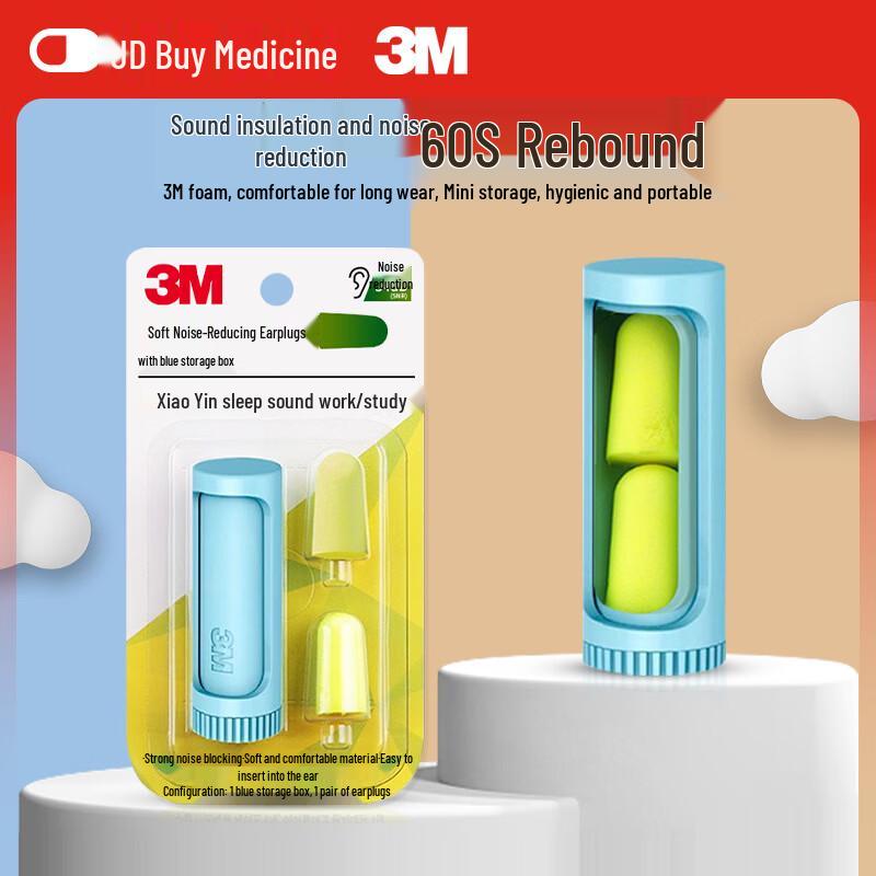 3M Noise Cancelling Earplugs for Sleep & Work