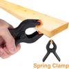12pcs Black Spring Clamps Ridged Handle Woodworking Clamps Nylon Spring Clamps  Balloon Arch