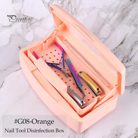 Nail Tool Sterilization Box Filter Transparent Cover Versatile Sturdy Long Lifespan Sterilization Case for Clean Safe Manicures