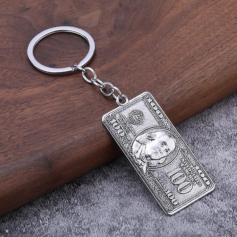 Vintage Novinka Model Dolaru Klíčenka Přívěsek Personalizovaná Hip Hop Klíčenka Vynikající Batoh Dekorace Doplňky Dárky
