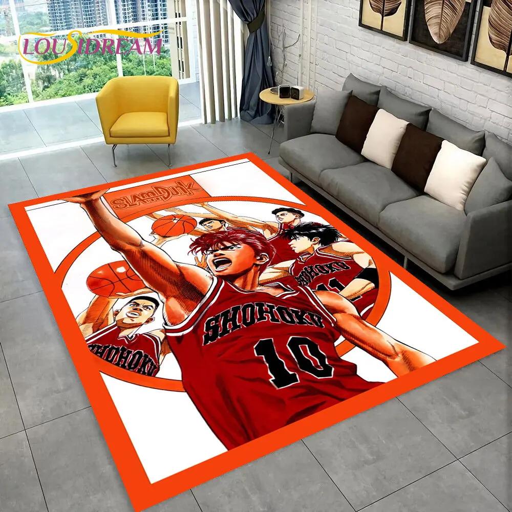 Slam Dunk Japan Anime Cartoon  Area Rug,Carpet Rug for Living Room Bedroom Sofa Doormat Decoration, Kids Play Non-slip Floor Mat