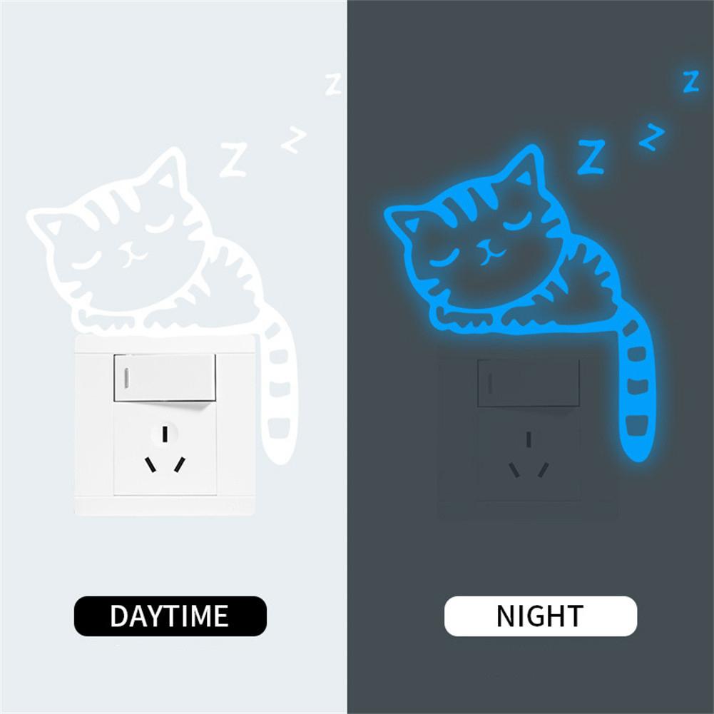 Luminous Switch Stickers Removable Decorative Decals For Children Room Living Room Bedroom Decoration