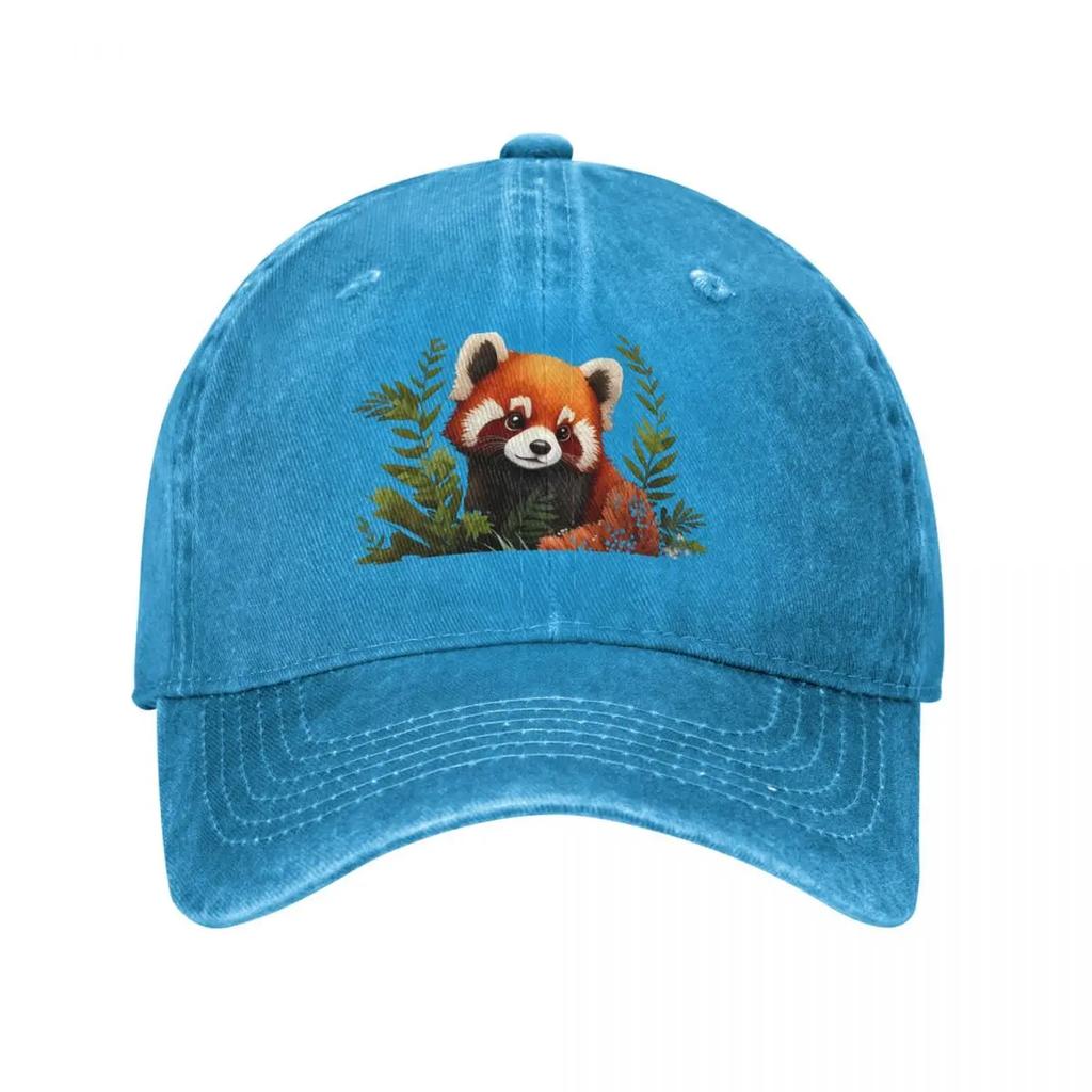Cute Red Panda Baseball Cap Unique Hats Custom Hat Luxury Caps Brand Man Cap Boy Child Womens