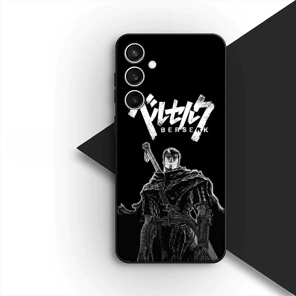 Berserk Cartoon Guts Phone Cover for Samsung Galaxy A07 A06 A05 A17 A16 A15 A25 A26 A27 A35 A36 A53 A54 A55 A57 Protective Case
