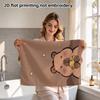 Capybara And Little Duck Print Towel, Soft Absorbent Face And Shower Towel