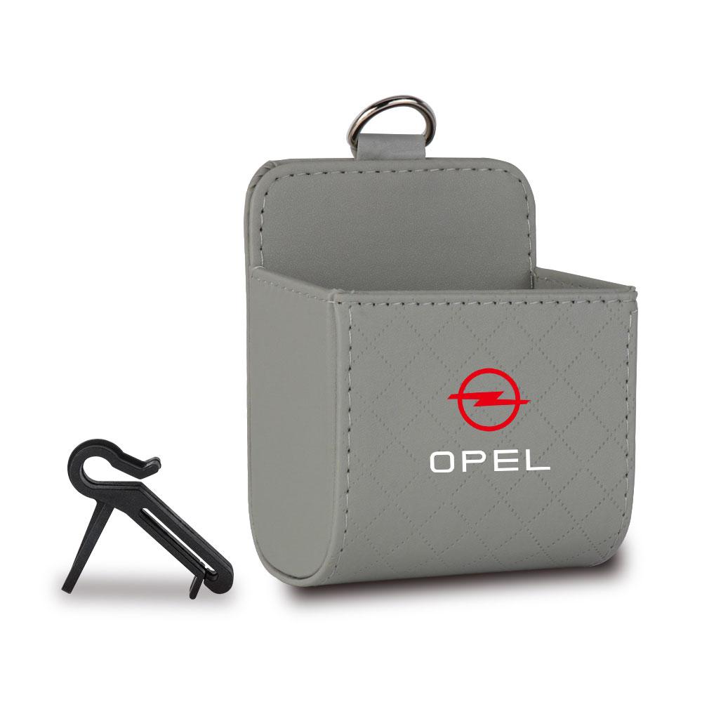 Car Emblem Air Outlet Hanging Storage Box Organizer Auto Accessories For Opel OPC Astra K J Vectra Corsa Zafira Insignia Mokka FG8
