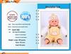 Small Smiley Realistic Gel Doll for Children's Educational Housekeeping Training