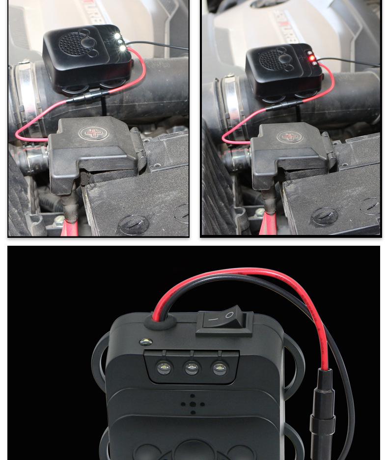 Ultrasonic Car Rodent Repellent - Auto-Activates When Parked, Protects Circuits