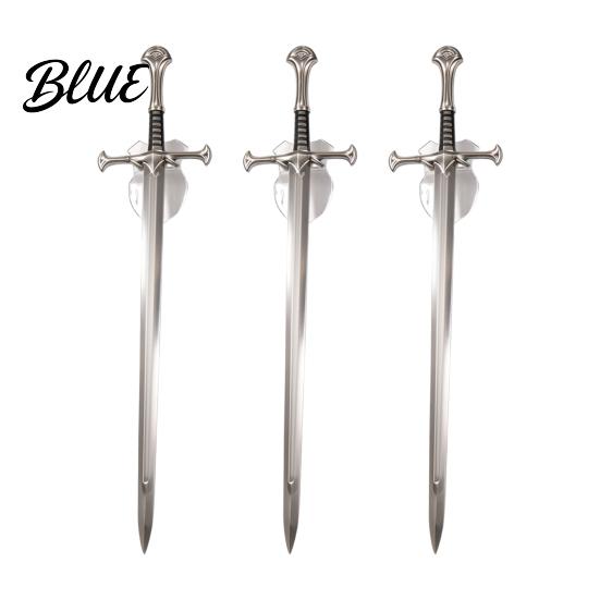 Sturdy Black Swords Easy Mounted Vertical Space Wall Rack Mount Acrylic Saving Holder Display Stand