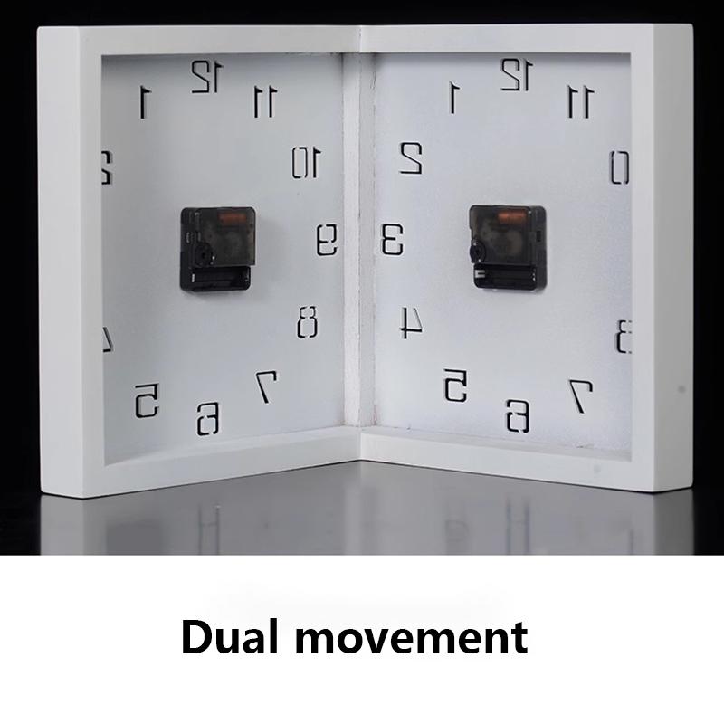 Modern Wall Clocks Large Living Room Wall Clocks Mechanism Silent Clock Corner Home Decoration Clock Digital Office Furniture