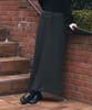 Siyajyu Sist9054 Semi-Flare Column Long Skirt_Charcoal