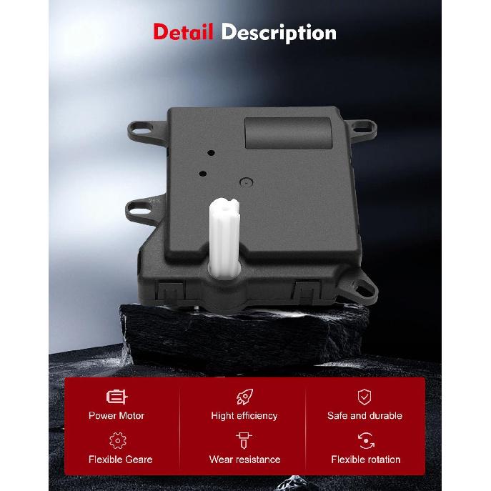 2PCS Air Door Actuator A/C HAVC Heater Blend Door Actuator Fit for 2003-2013 for Ford for Expedition,02-10 for Explorer,2003-2005 for Lincoln for