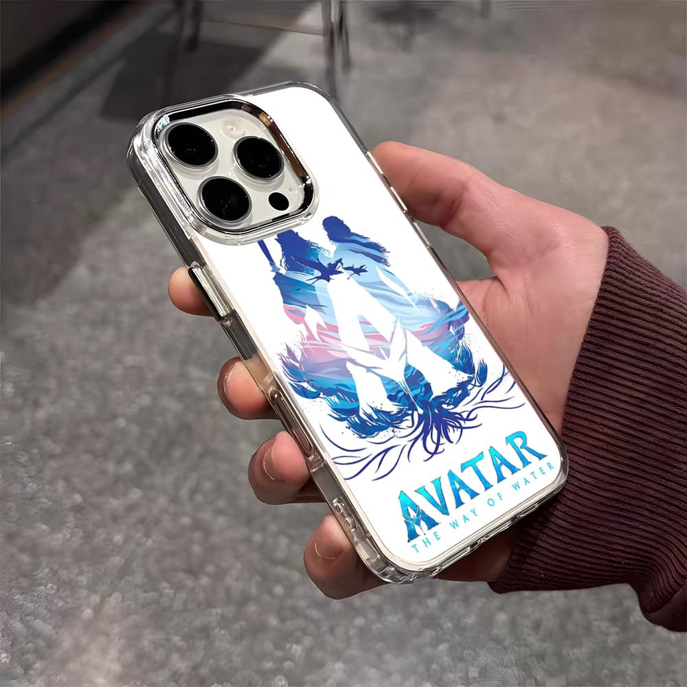 

A-Avatar Горячий Фильм Чехол Для Телефона Для IPhone 17 Air 16 E 15 14 13 12 11 Plus Pro Max Гальванизированный Прозрачный Мягкий Чехол iPhone 13 Pro Max