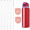 Reusable Cup Straw Stopper Silicone Straw Cleaning Brush for Owala FreeSip Bottle