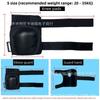 Cycling Protective Gear Set Adults Kids - Knee Elbow Wrist Palm Head Protection 6-Piece Safety Equipment