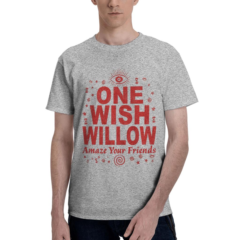 1 Piece Name Novelty 100 Cotton Tshirt One Wishs Willows Tees Tops For Unisex
