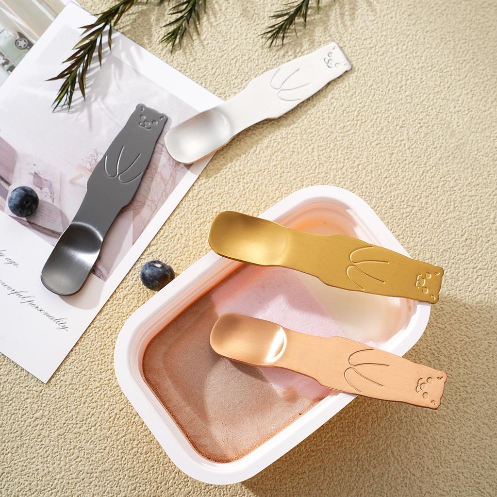 304 Stainless Steel, Ice Cream Spoon, Teddy Bear Cake Spoon, Ice Cream Spoon, Jelly Dessert Spoon, Seasoning Spoon