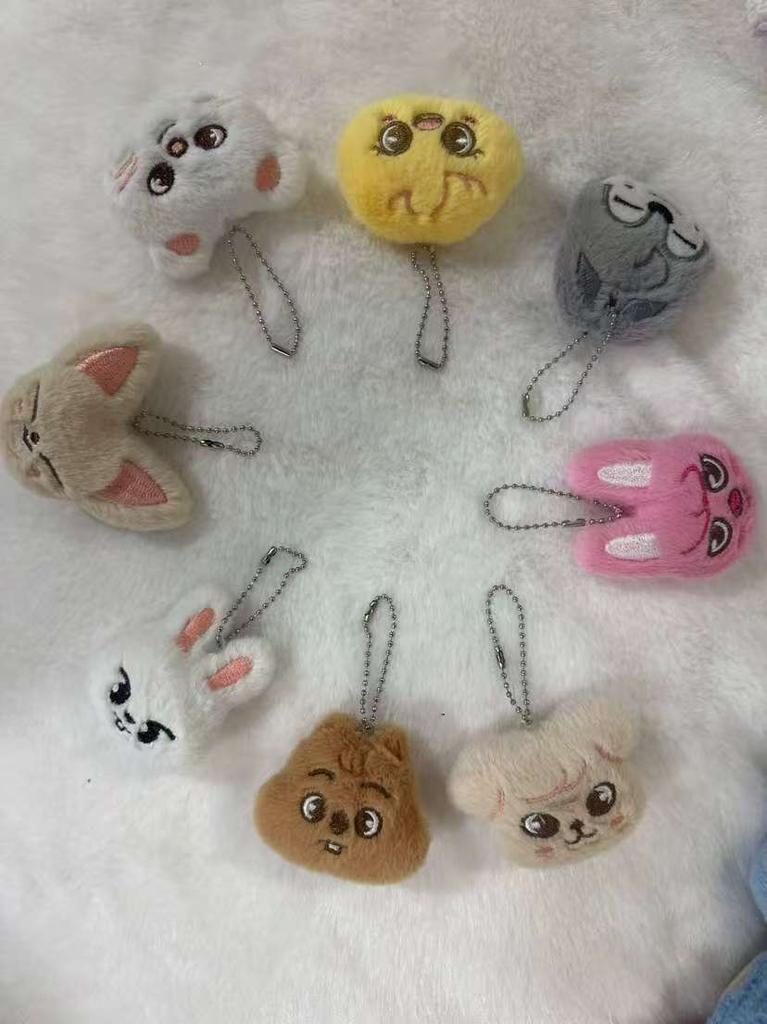 Stray Kids Cute Plush Pendant Kids Birthday Gift Key Backpack Pendant SKZ Fans Collection Gift