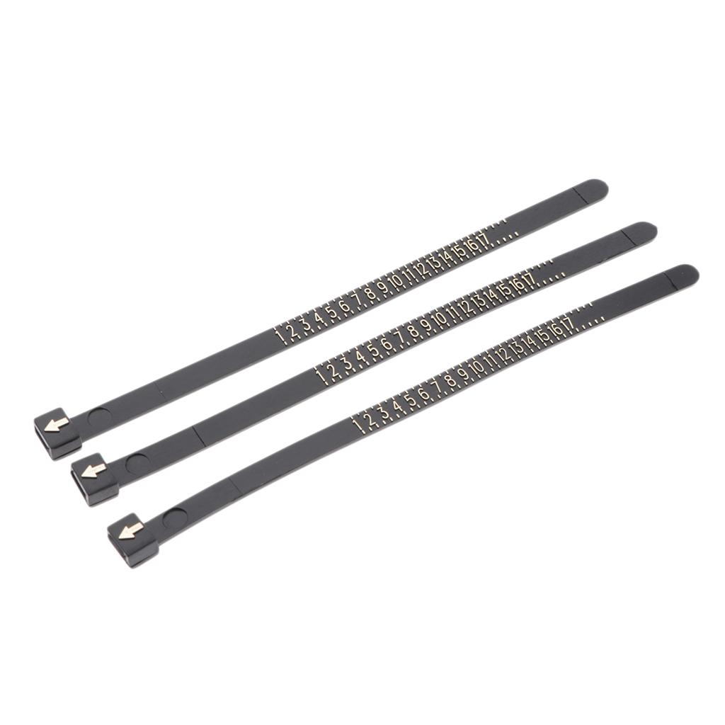 Finger Ring Band Gauge Sizer Jewelry Wrist Size Measure Tool CN 1 33