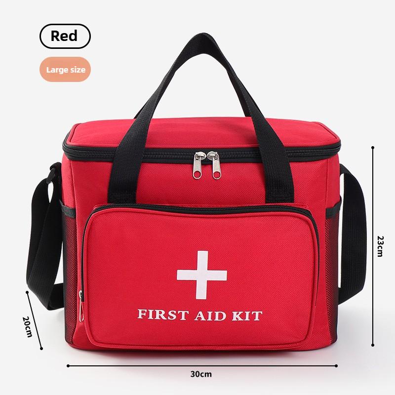 High Capacity Car Mounted Medical Kit, Outdoor First Aid Kit, Household Fabric Epidemic Prevention Emergency Drug Storage Bag