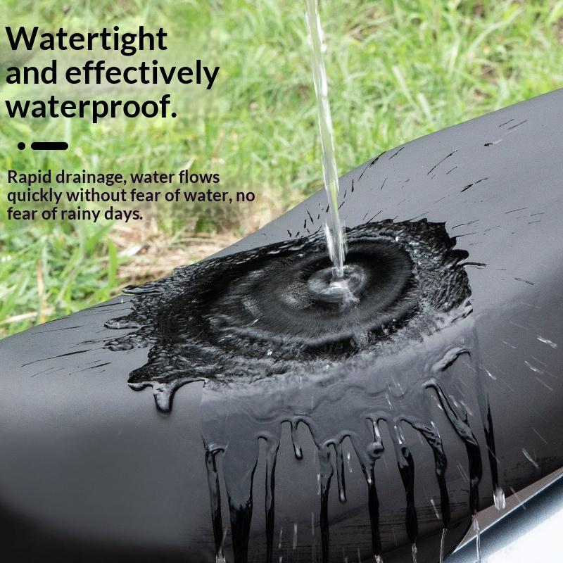 Waterproof Motorcycle Seat Cover, Elastic Leather Scooter Seat Protector, Universal Motorbike Cushion Cover For Electric Bike