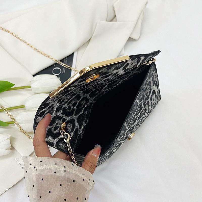 Fashion Women Leopard Print Clutch Soft PU Leather Purses Female Large Capacity Envelope Bags Ladies Evening Party Bag AVE
