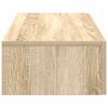 Wall Mounted Shelf with Drawers Sonoma Oak Finish 80 x 33 x 17 cm Engineered Wood