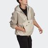 adidas Originals V-Line Woven Wb Casual Sports Hooded Half Zip Jacket For Men Khaki Men's GN6769