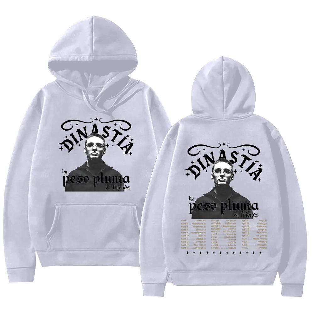Peso Pluma DINASTIA Tour 2026 Hoodies Men Woman Fashion Casual Hoody Sweatshirt Hip Hop Retro Harajuku Streetwear