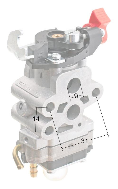 Carburetor Mitsubishi Tle24 Kk21072Ba
