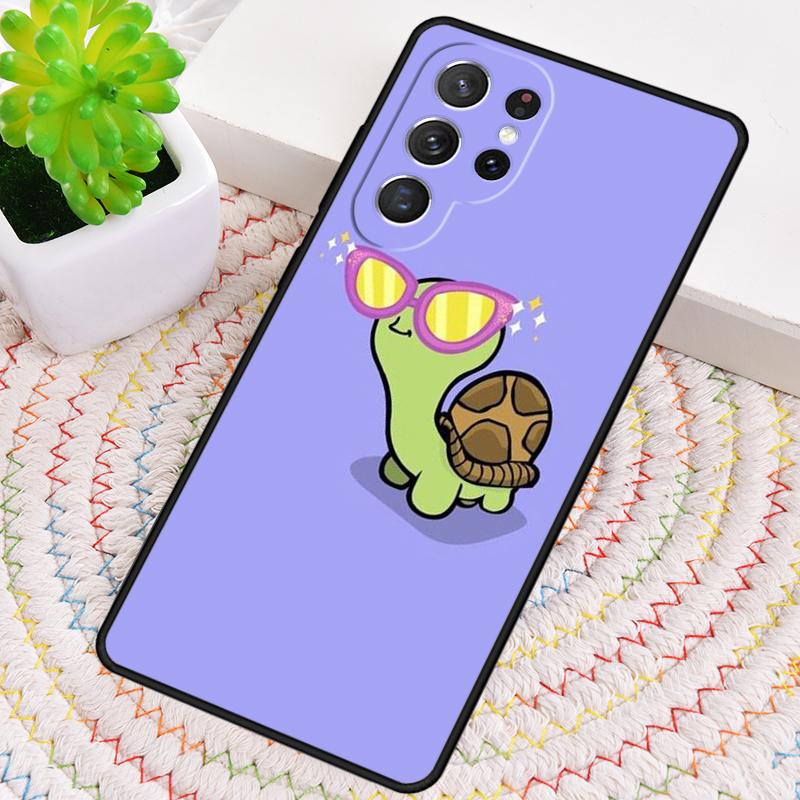 Cartoon Turtle Phone Case for Samsung Galaxy note 10 pro S26 Ultra S23 S24 FE S25 S21 S22 PLUS shockproof Cove