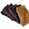 Pantalones de Terciopelo Ligero de Otoño e Invierno de Corte Recto, Ajustados, Elásticos, para Mediana Edad, Versátiles para Negocios, Pantalones Casuales de Invierno para Hombre