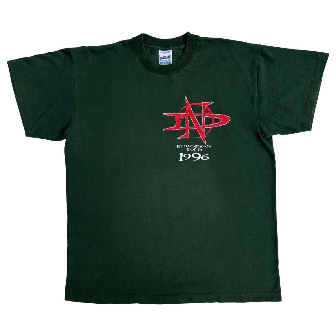 Napalm Death 1996 96 90s Vintage Band Concert Tour European Green Rare Unisex T-Shirt M