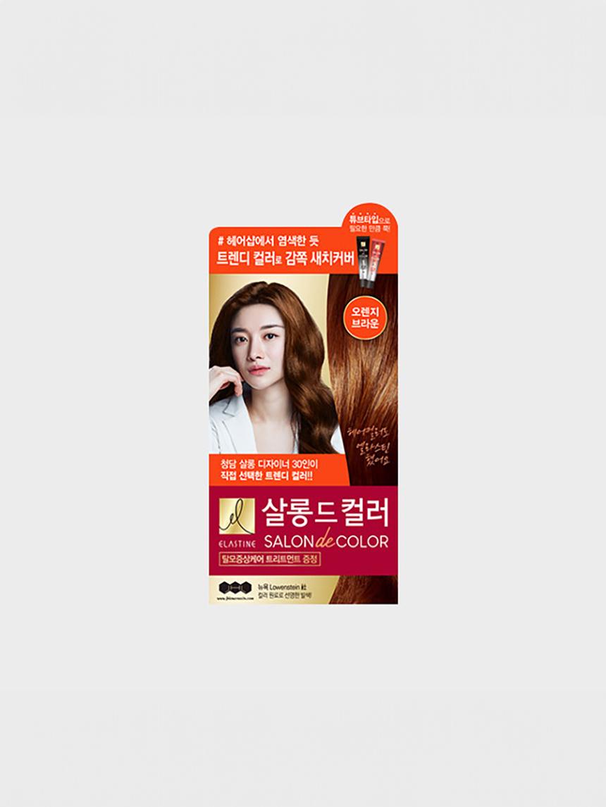 Elastine Salon De Color Hair Dye - Orange Brown 1ea