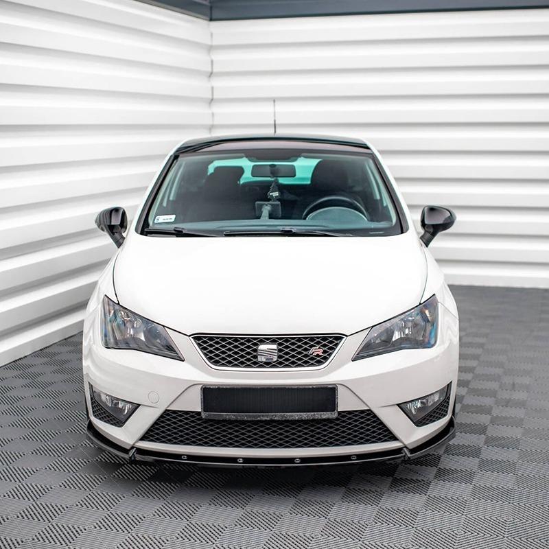 For Seat Ibiza Mk4 Facelift FR SC 2012 - 2017 Maxton Style Car Front Bumper Lip Spoiler Splitter Bodykit Tuning Front Lip