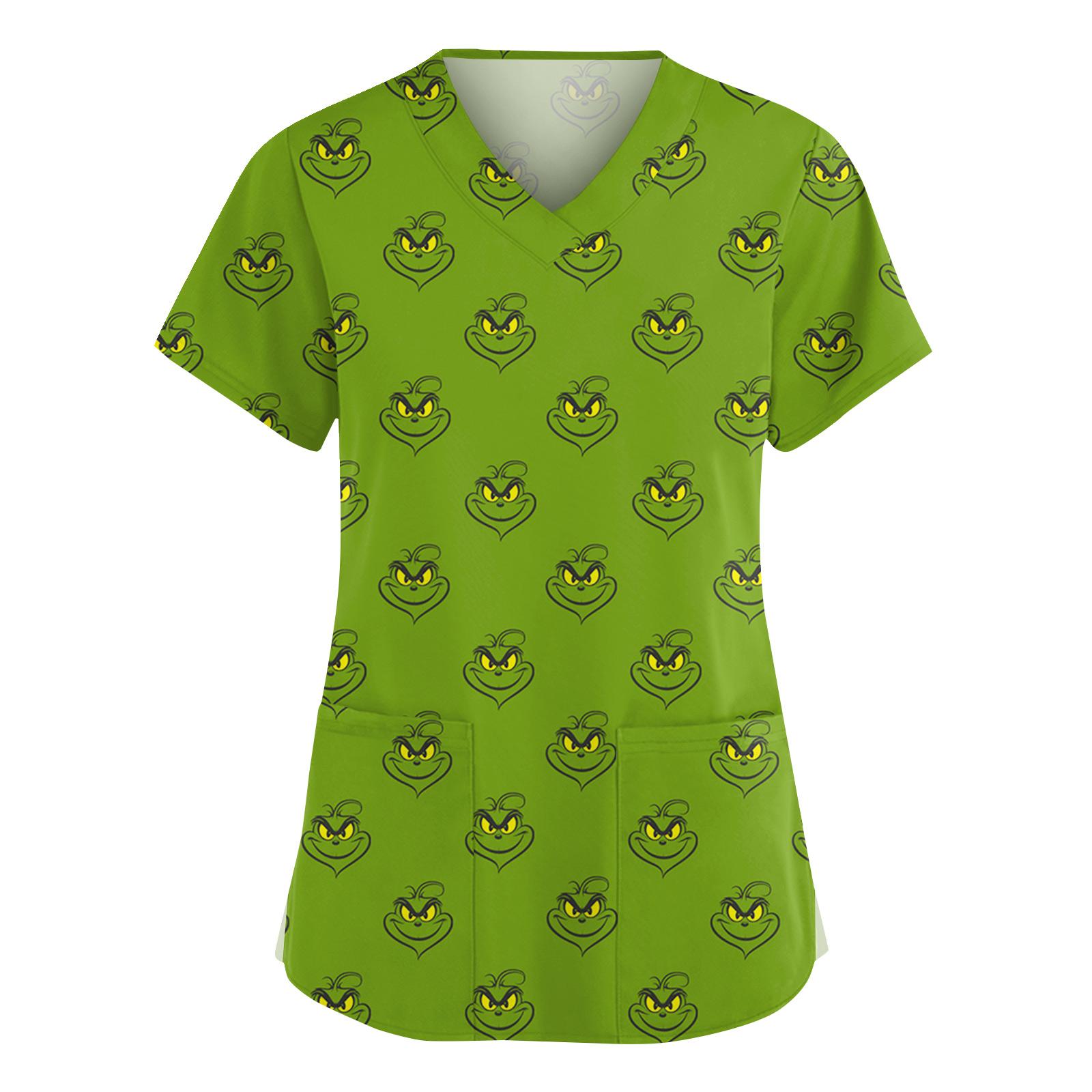 

Женская мода V-образный вырез короткий рукав комбинезон с карманами принт топы одежда XL