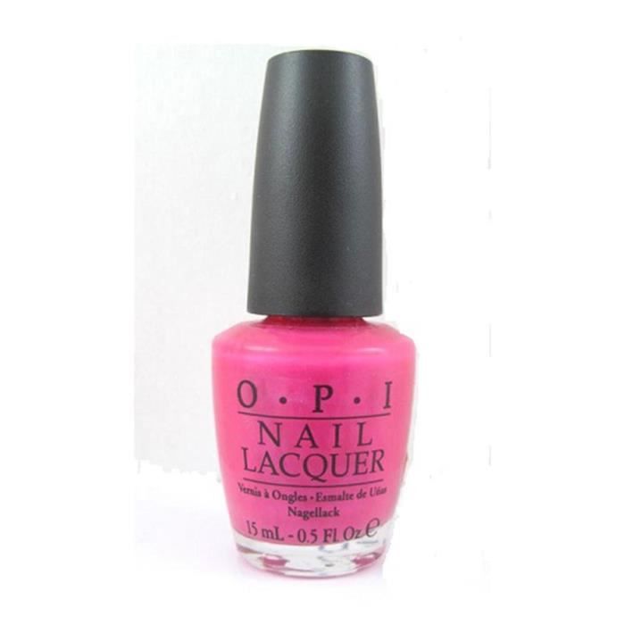 Vernis À Ongle - OPI - Nail Lacquer NLA20 La Pazitively - Couleur Rose - Confort Cuir - Semelle EVA