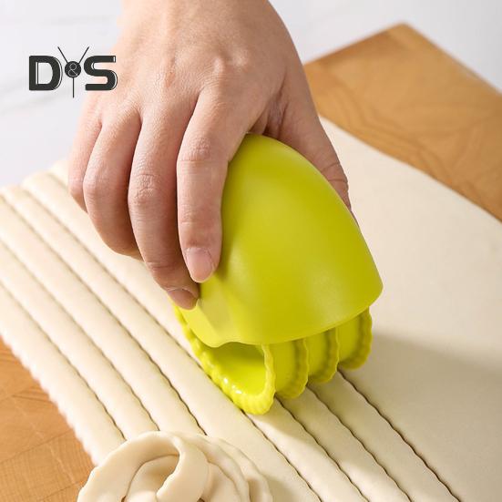 גלגל חיתוך בצק מטבח חותך בצק עגול מהדק בצק פיצה חותכן בצק עוגיות חותמת בצק פאי גלגל בצק וחותך