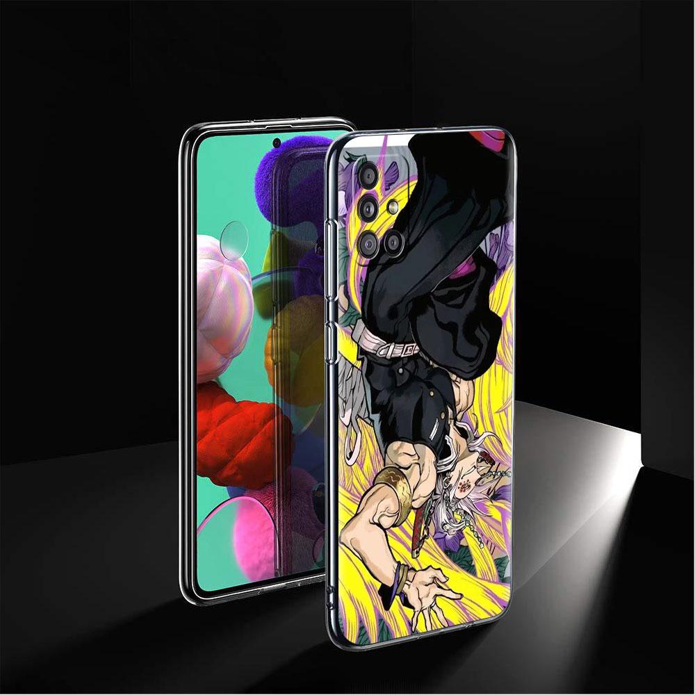 Carcasă Demon Slayer Zenitsu Kaigaku pentru Samsung Galaxy A52 A32 A12 A71 A21s A22 A51 A50 A23 A31 A50 A41 A72 telefon moale funda capac