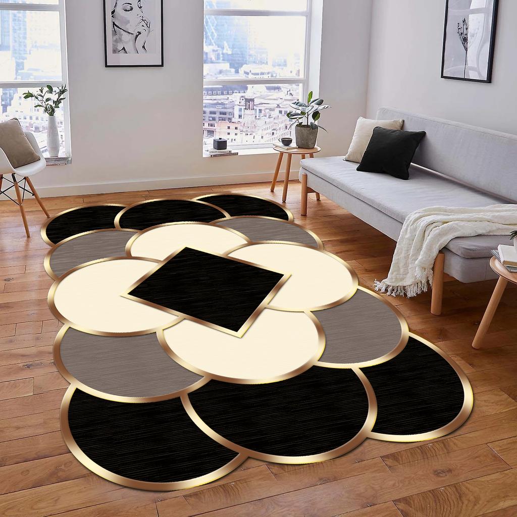European Style  Rugs and Carpets for Home Living Room Decoration Teenager Bedroom Decor Carpet Non-slip Area Rug Washable Mats